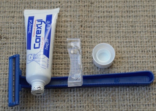 Arastana Otel Tıraş Seti Buklet Tıraş Seti Poşetli