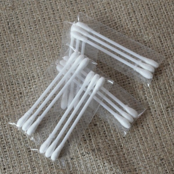 Otel Kulak Pamuğu Poşetli Kulak Çubuğu Kulak Çöpü 3 Lü Paket