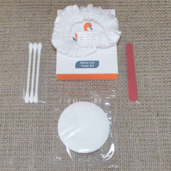 Otel Tipi Bakım Seti Kutulu 4 Ürün Bir Arada Vanity Kit