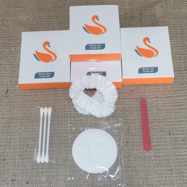 Otel Tipi Bakım Seti Kutulu 4 Ürün Bir Arada Vanity Kit