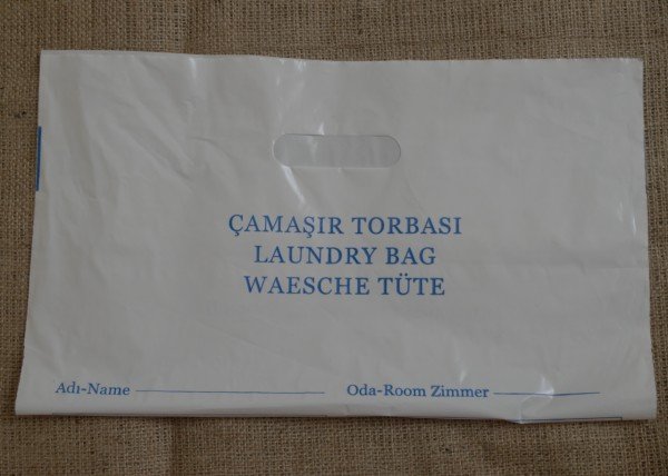 Çamaşır Torbası Laundry Bag Otel Tipi Kuru Temizleme Torbası Çamaşır Poşeti