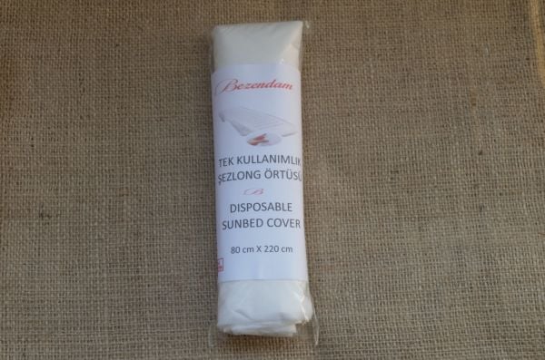 Bezendam Şezlong Örtüsü  TEK TEK PAKETLİ Lastikli Tek Kullanımlık Sunbed Cover