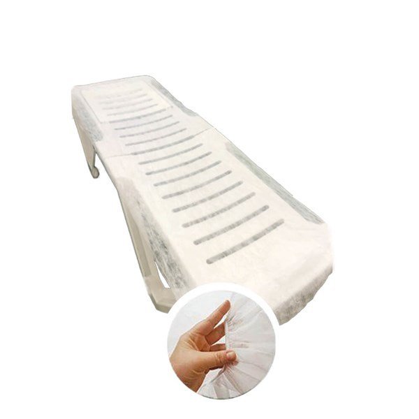 Bezendam Şezlong Örtüsü  TEK TEK PAKETLİ Lastikli Tek Kullanımlık Sunbed Cover